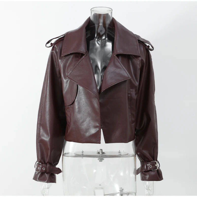 Winter Women Leather Jacket