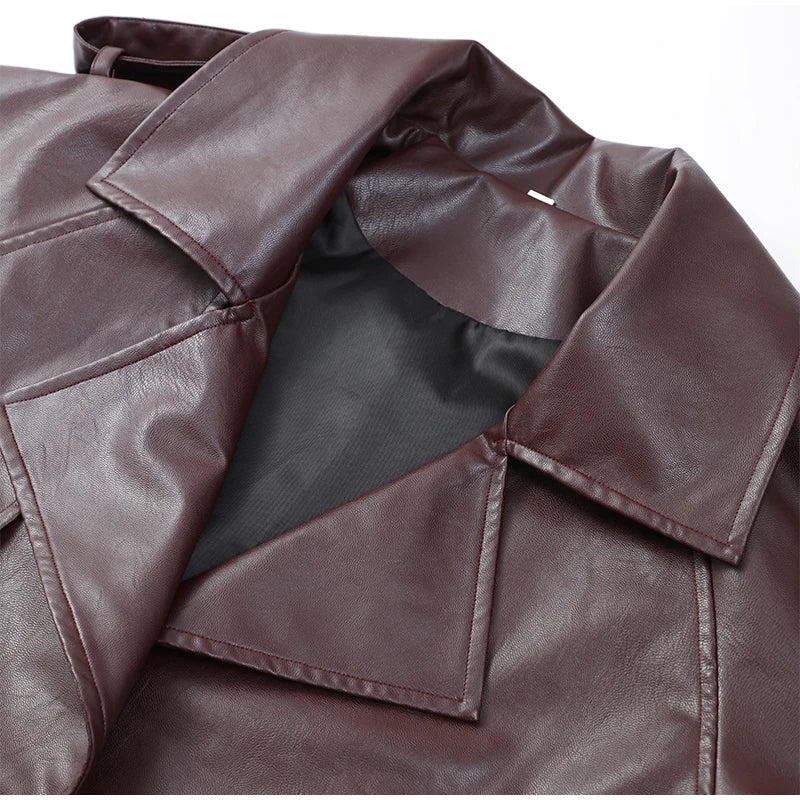 Winter Women Leather Jacket