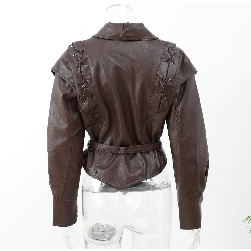 Winter Women Leather Jacket