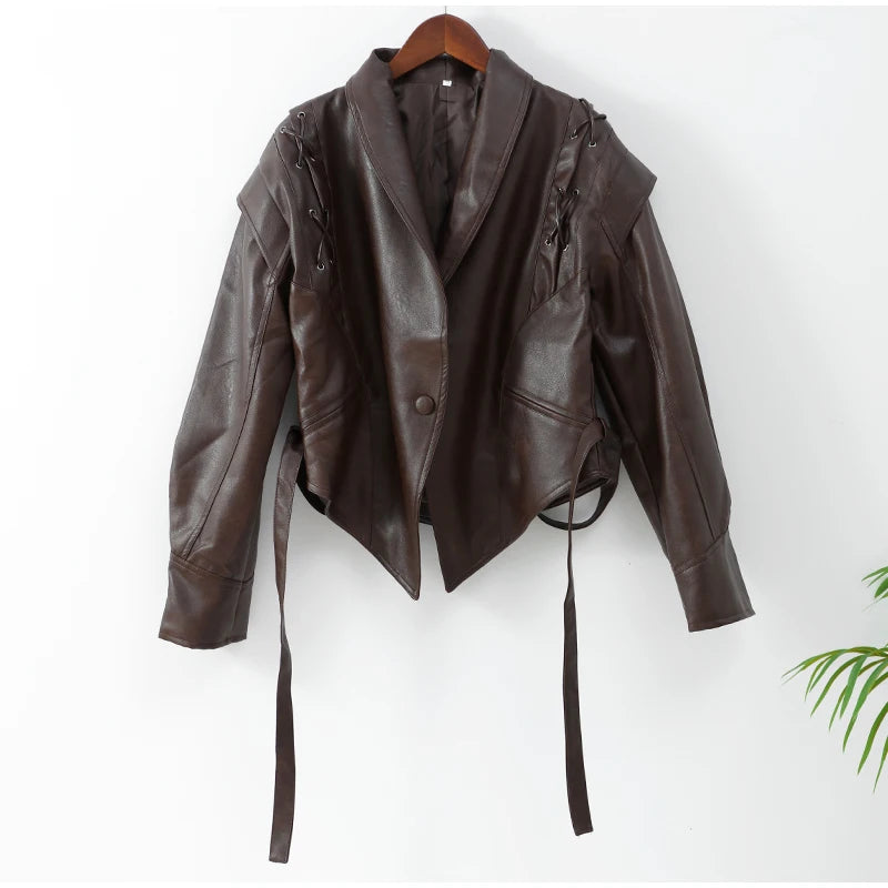 Winter Women Leather Jacket